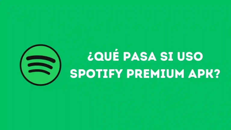 ¿Qué pasa si uso Spotify Premium APK?